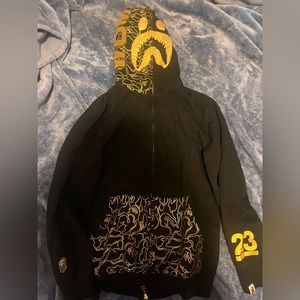 Bape hoodie 2023 Black and gold
